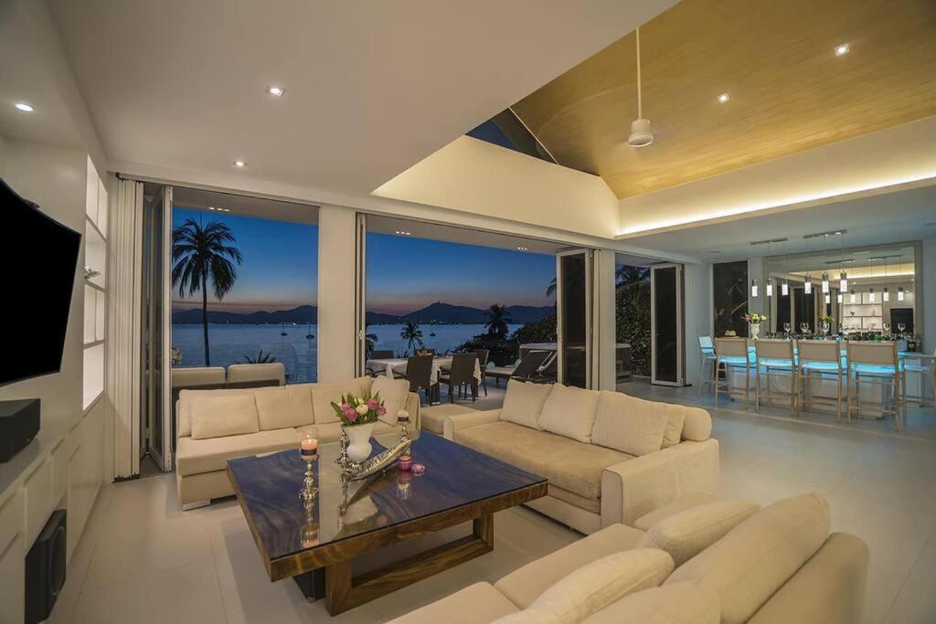 Villa Nirvana - Beachfront Tropical Chic 4Br Haven In Cape Panwa, Phuket Ban Makham Exteriér fotografie